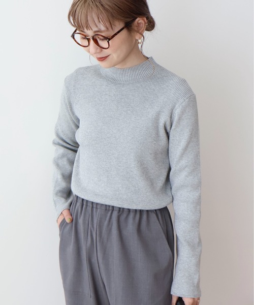 AMERICAN HOLIC ニット セーター ラメ入りリブニットプル
