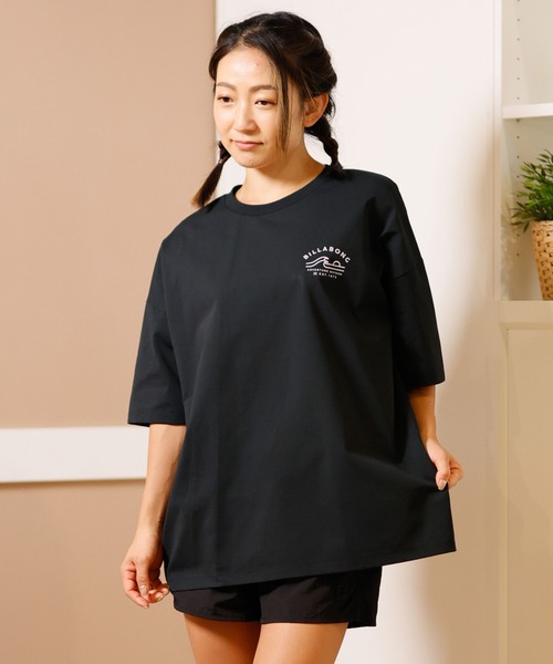 tシャツ BILLABONG/ビラボン ラッシュTシャツ/水陸両用/UVケア BF013-221 レディース BILLABONG ビラボン ラッシュガード レディース 半袖 Tシャツ