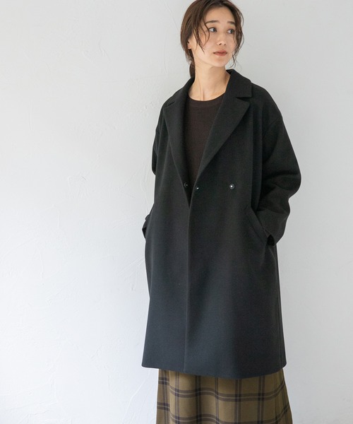 LEPSIM（レプシィム） チェスターコート TALL ブラック レディース