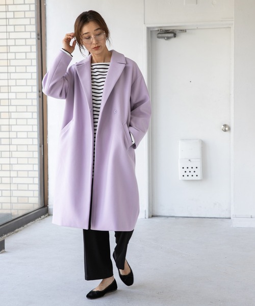 LEPSIM（レプシィム） チェスターコート TALL ブラック レディース