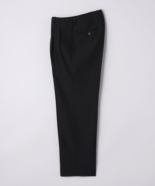 UNITED ARROWS スラックス ヴィストウール 2プリーツ ワイド