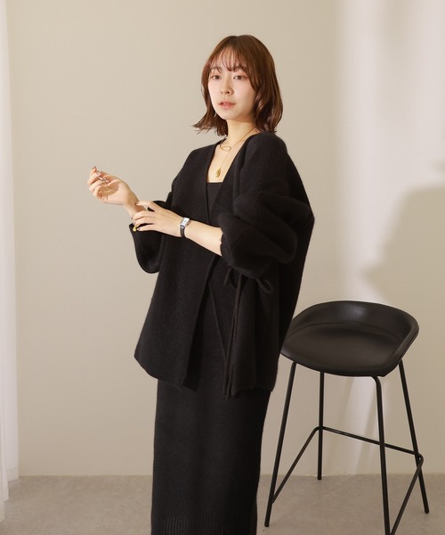 45R カーディガン　カシュクール 45R カシュクールウールカーディガン