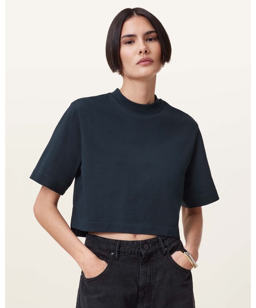 tシャツ LOTTIE CREW NECK CROPPED T-SHIRT | LOTTIE クルー ネック クロップド Tシャツ レディース