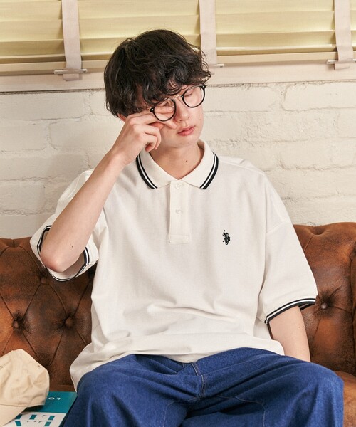 U.S. POLO ASSN. ポロシャツ ターコイズ U.S. POLO ASSN. ポロシャツ ポロ 「U.S. ASSN.」Twin Tipped