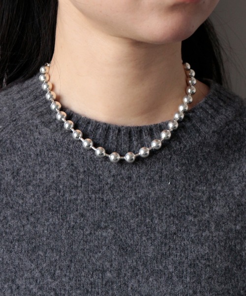 whoseA ネックレス BallChainNecklace8mm/8mmボールチェーン
