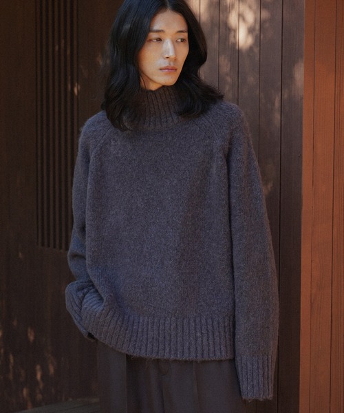 【新品未使用】LIDNM☆ニット☆M☆チャコール WYM LIDNM 「WYM LIDNM」 長袖ニット M チャコール メンズ : ZOZOTOWN