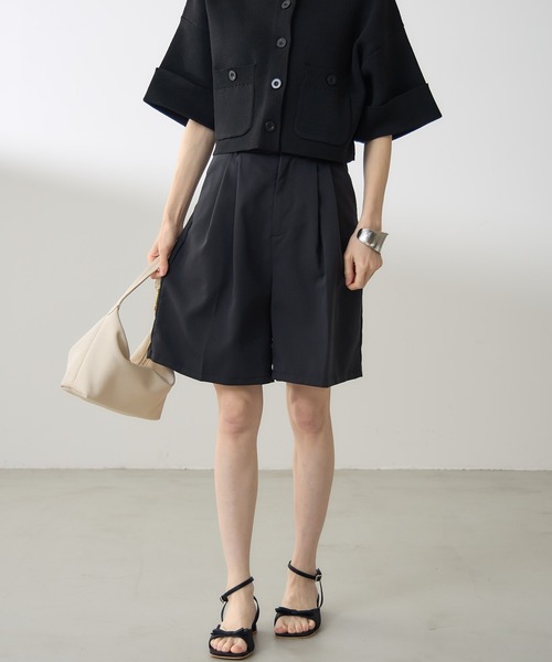 ★新品未使用★CITYSHOP タックハーフパンツ タックハーフパンツ[品番：MKSW0049906]｜MURUA（ムルーア）の