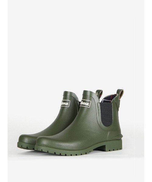Barbour（バブアー） 長靴 レインブーツ Wilton サイドゴア レイン