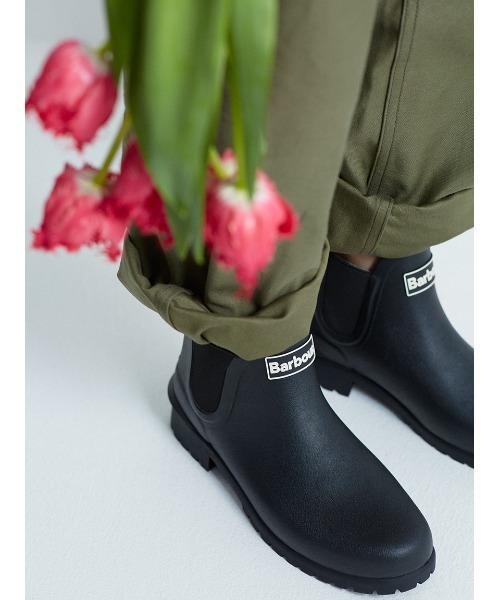 Barbour（バブアー） 長靴 レインブーツ Wilton サイドゴア レイン