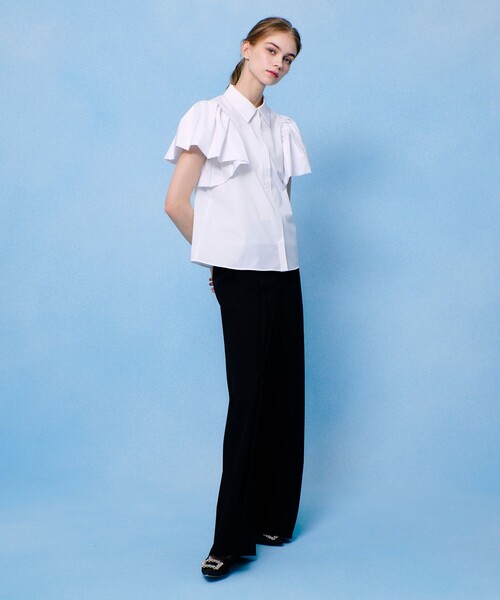 LOULOU WILLOUGHBY（ルルウィルビー） ブラウス シャツ 半袖 「LOULOU