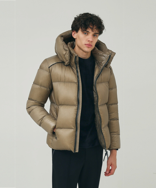 5351 POUR LES HOMMES ダウンジャケット 48 ベージュ メンズ