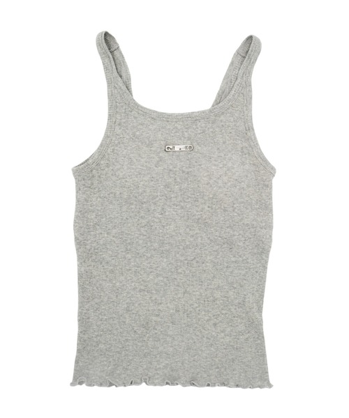 tシャツ 「ZOZO先行」cap in rib tank top レディース