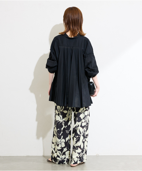JOURNAL STANDARD パンツ ハンドタッチフラワープリントパンツ
