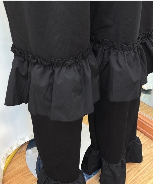 ワイドパンツ パンツ フリルワイドパンツ レディース : ZOZOTOWN Yahoo