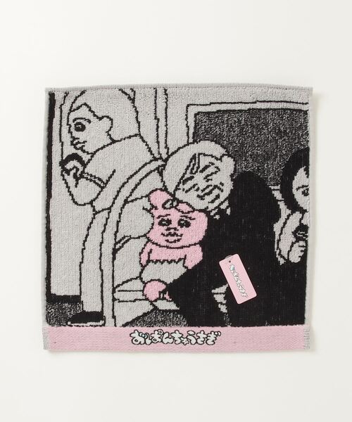 THE BAREFOOT ハンカチ 「おぱんちゅうさぎ」かわいそうに タオル