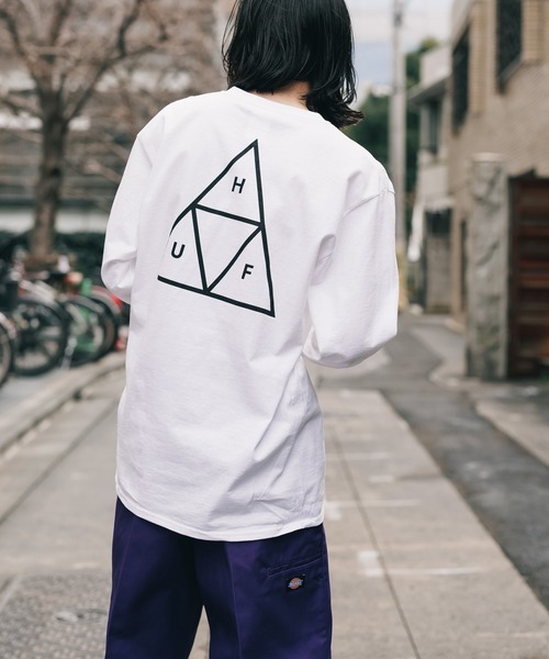 「HUF」 長(zhǎng)袖Tシャツ M ネイビー メンズ