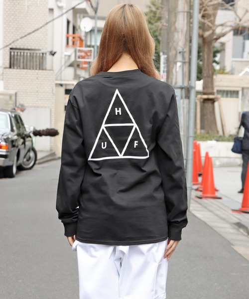 「HUF」 長(zhǎng)袖Tシャツ M ネイビー メンズ