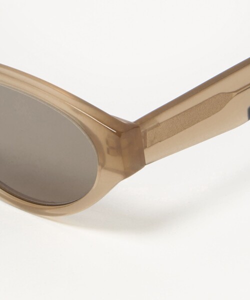 A.D.S.R オーバル型 ベージュフレーム サングラス A.D.S.R オーバル型 ベージュフレーム サングラス