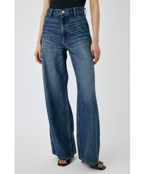 MOUSSY ジーンズ デニム デニムパンツ PAINTER WIDE STRAIGHT