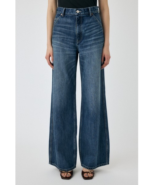 MOUSSY ジーンズ デニム デニムパンツ PAINTER WIDE STRAIGHT