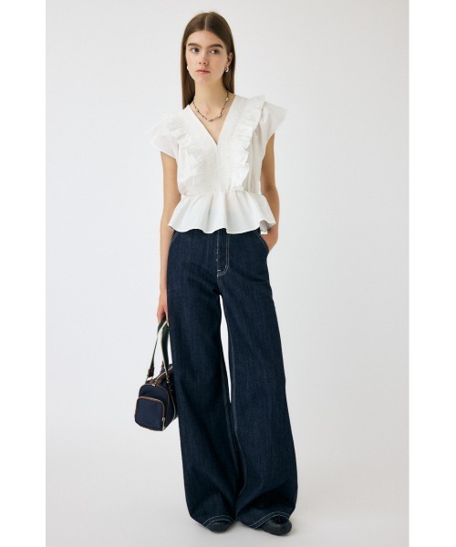 MOUSSY ジーンズ デニム デニムパンツ PAINTER WIDE STRAIGHT