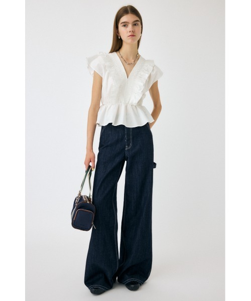 MOUSSY ジーンズ デニム デニムパンツ PAINTER WIDE STRAIGHT