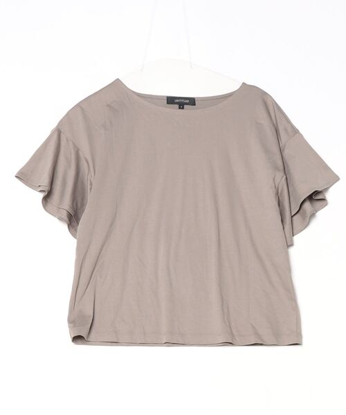 「UNTITLED」 半袖Tシャツ 00 カーキ レディース