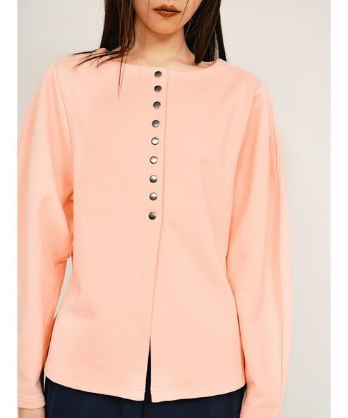 null.（ヌル） カーディガン コクーンスウェットカーディガン