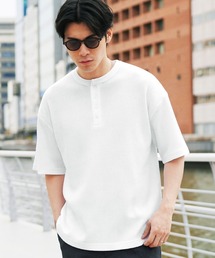 JIGGYS SHOP（ジギーズショップ） tシャツ ワッフルサーマル ヘンリー