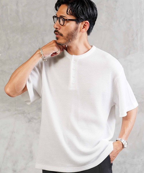 【完売品】ballsy brothers サーマル ワッフル ヘンリー 楽天市場】【在庫一掃SALE】◇ワッフルヘンリーネック半袖T
