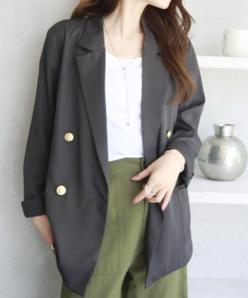 Eclat one ジャケット テーラードジャケット 「Eclat one」金ボタン