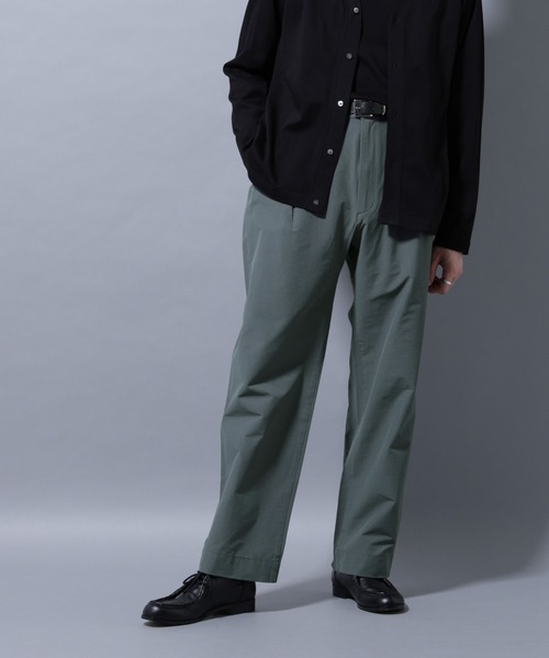 NANO universe（ナノ・ユニバース） パンツ ストレッチワイドイージー