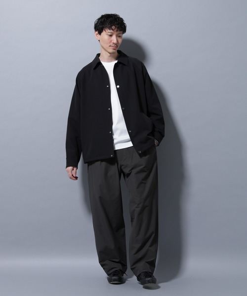 NANO universe（ナノ・ユニバース） パンツ ストレッチワイドイージー