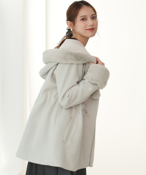 「ASTORIA ODIER」 コート SMALL ホワイト レディース_画像9