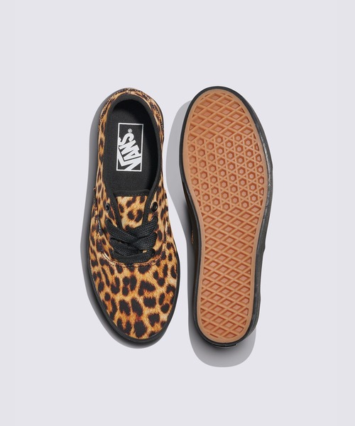 VANS スニーカー オーセンティック ロープロ レオパード メンズ