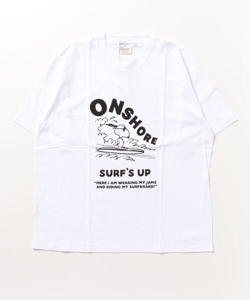 「AMERICAN RAG CIE」 半袖Tシャツ「Vintage PEANUTSコラボ」 M ホワイト メンズ