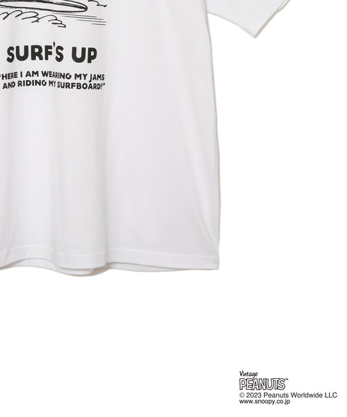 「AMERICAN RAG CIE」 半袖Tシャツ「Vintage PEANUTSコラボ」 M ホワイト メンズ