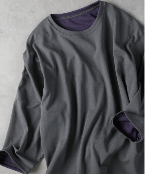 Right-on（ライトオン） tシャツ 「PLUS ONE」「接触冷感」ハイゲージ