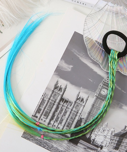 CALIFORNIA OUTFITTERS ヘアゴム 7B25 ゆめかわ ポニー ユニコーン