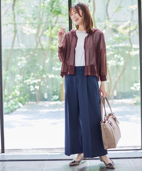 Reflect（リフレクト） パンツ 「透けない」フルレングスワイド