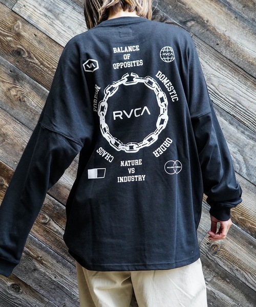 RVCA（ルーカ） tシャツ メンズ METAL URGY LT ロンT 「2025年秋冬