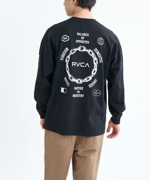 RVCA（ルーカ） tシャツ メンズ METAL URGY LT ロンT 「2025年秋冬