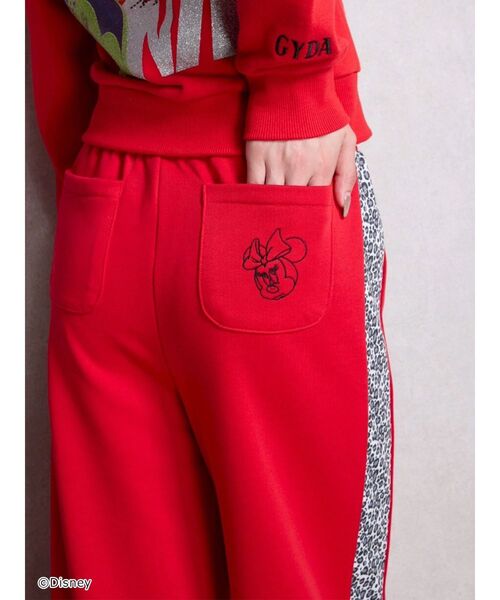 GYDA（ジェイダ） パンツ Disney/GYDA leopard ストレートパンツ