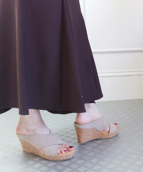 「Balancoire」 ミュール S カーキ レディース_画像7