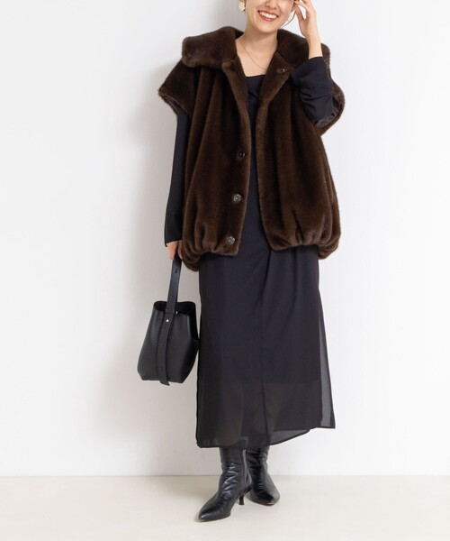 Rie Miller（リエミラー） ワンピース カフタンシフォンワンピース