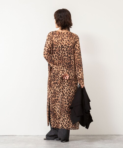 Rie Miller ワンピース カフタンシフォンワンピース : ZOZOTOWN