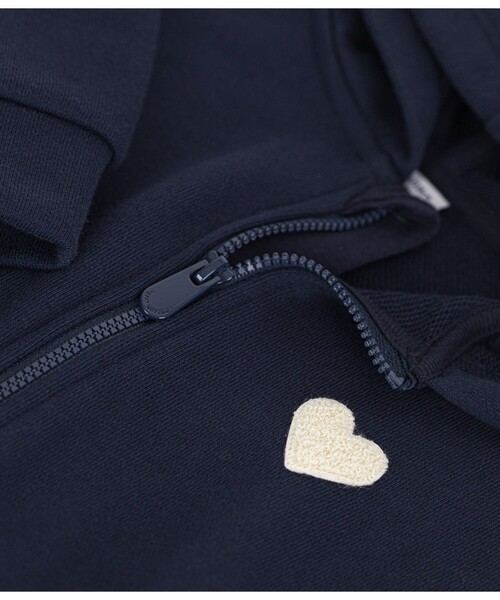 PETIT BATEAU（プチバトー） パーカー スウェットジップアップパーカ
