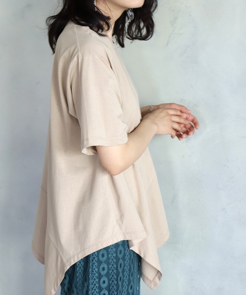 「BITTOKO」 半袖Tシャツ FREE ブルー レディース_画像8