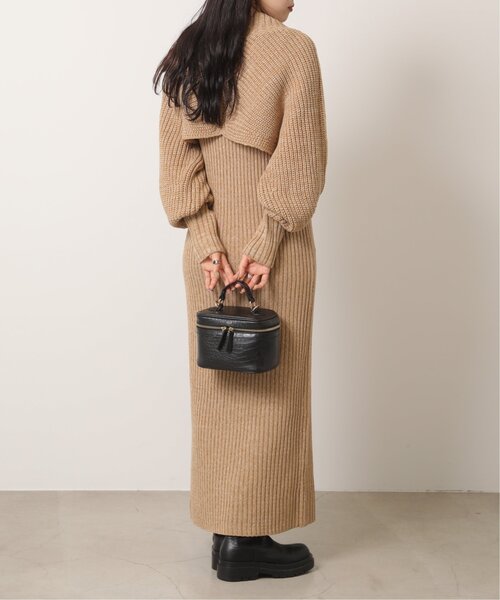 「RAY CASSIN」 ニットワンピース FREE キナリ レディース_画像5