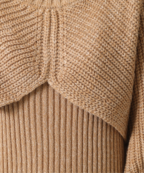 「RAY CASSIN」 ニットワンピース FREE キナリ レディース_画像7